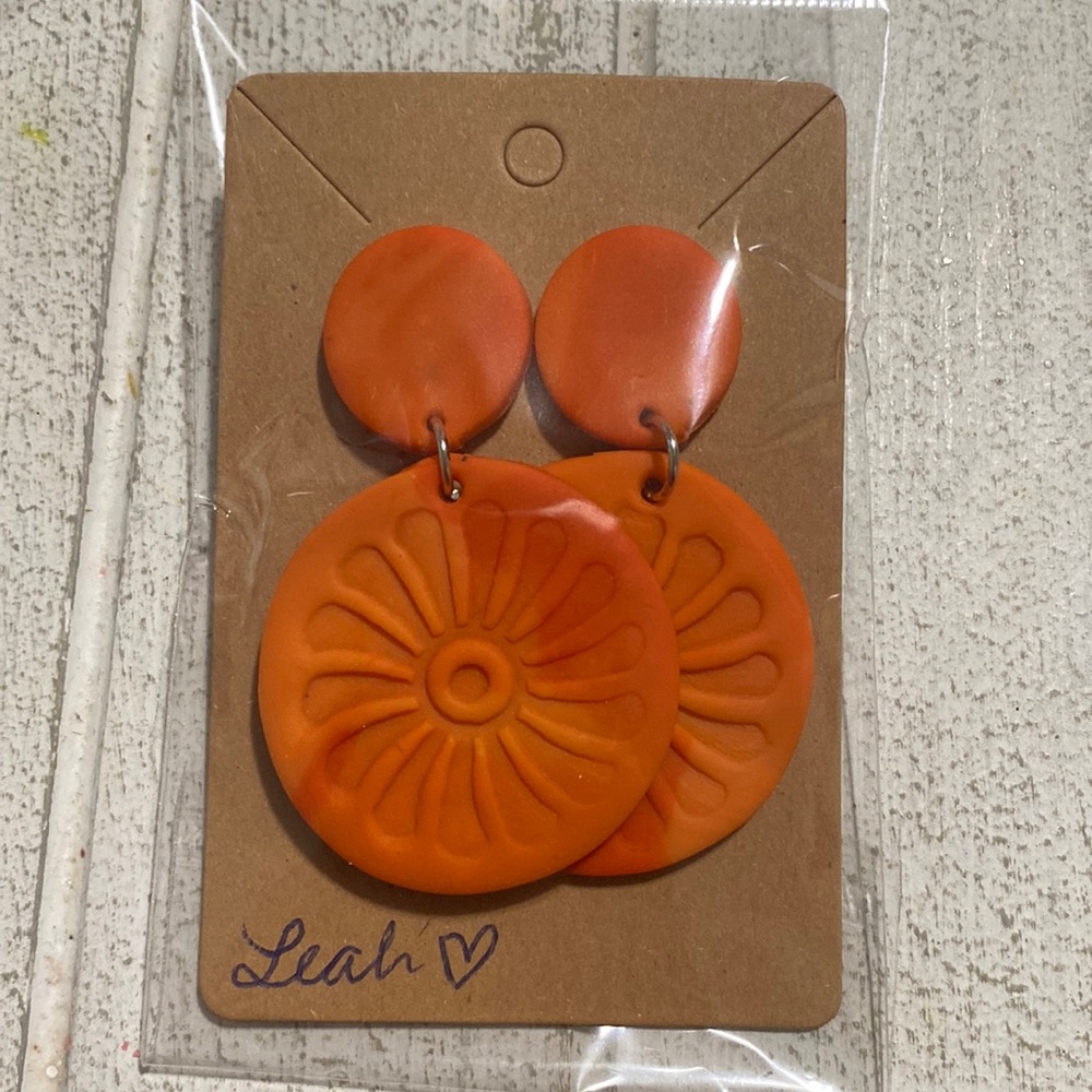 Handmade polymer earrings!